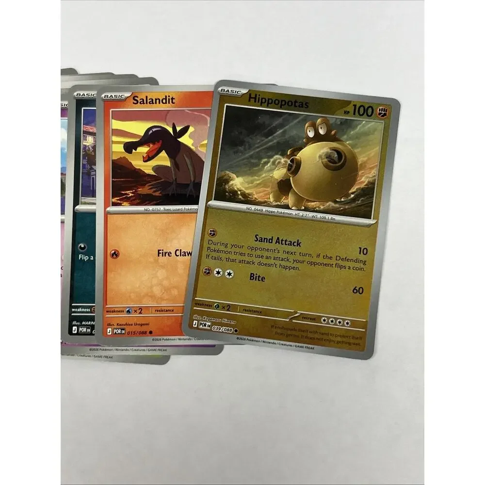 Lot Of 39 Pokemon Common Basic Playing Cards EXC NM